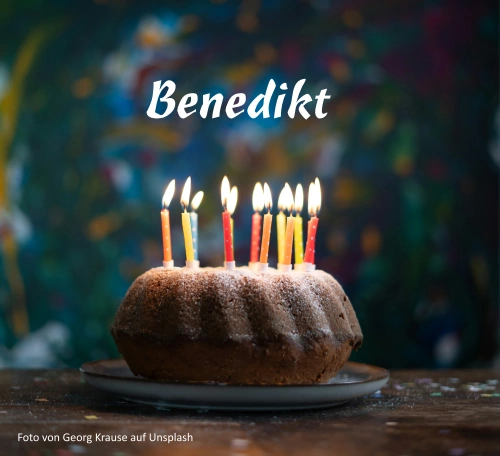 Geburtstag Benedikt